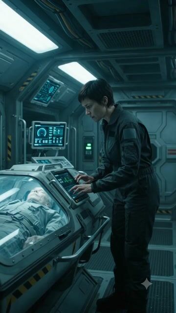 Deep Space Rescue Mission Horrifying Discovery: Monitor Read Age 25 But The Bloody Hand On The Glass Revealed The Sci-Fi Mystery Dark Truth
